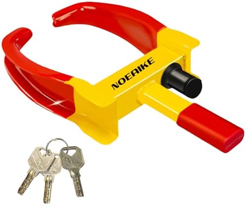 Trailer Lock Universal Adjustable Car Tire Lock Heavy Duty Anti T...