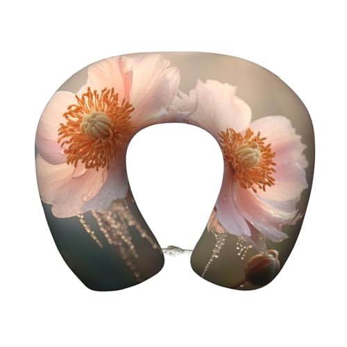 Almohada de Viaje de Espuma Viscoelástica Negra miniatura 1