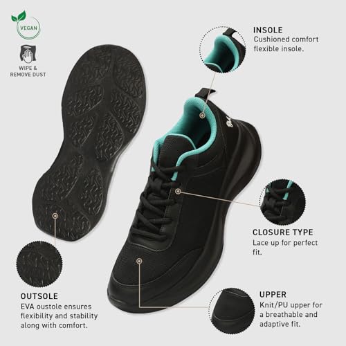 Image of Neeman's Everyday Rise Sneakers for Men | Lightweight Breathable Stylish Casual Walking Shoes | Flexible Dual Density Footbed | Reduces Joint Pressure | Flexible Sole | Lace- Up Shoe