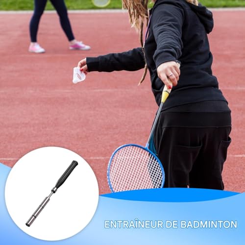 Acier Inoxydable Exercice de Swing de Badminton - Matériel d'Entraînement Robuste Jardin et Loisir - 2