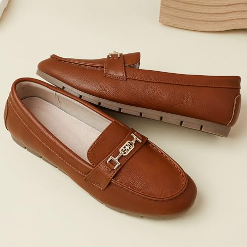 Image of Women's Loafer Shoes Leisure Slip On Work Shoes Comfort Walking Flats