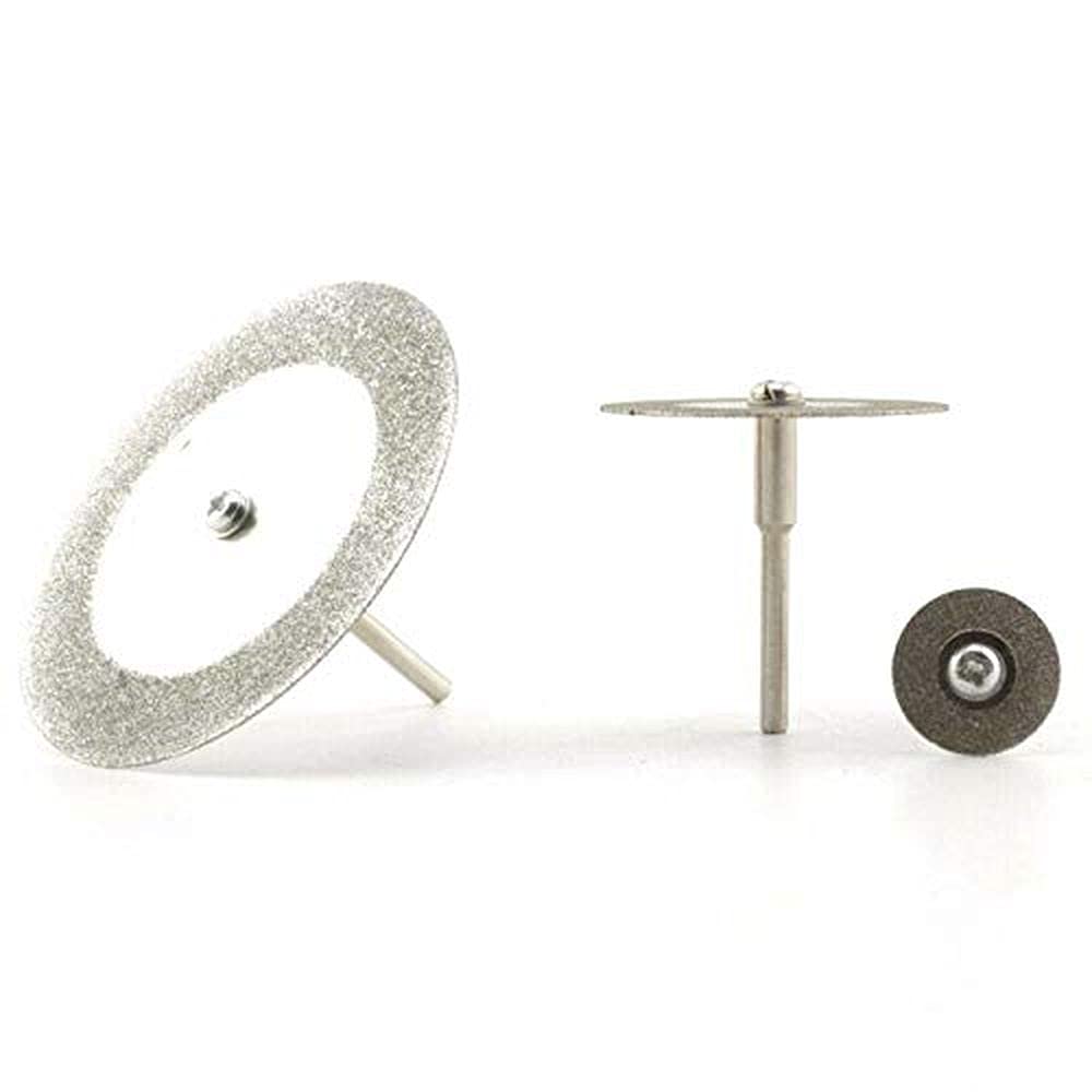 Diy Crafts 10417 6940 Hss 25mm Circular Saw Blade Rotary Tool Cutoff Wheel Cutting Disc Mandrel, Multicolor 3