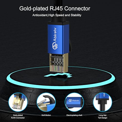 Câble Ethernet Cat7 anti-interférence résistant aux intempéries pour connexion extérieure stable - 3