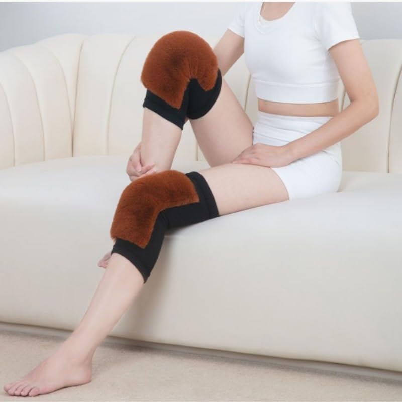 Thickly Padded Knee Guards for Men Women to Protect The Joints Keep Warm in Cold Weather