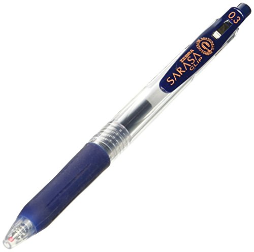 Bolígrafo Zebra Sarasa Clip 0.3 mm Azul/Negro miniatura 1