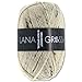 Produktbild Frida's Wollhaus Lana Grossa 150 g Meilenweit 6-fach 150 Sockenwolle Stricken Garn 19 Farben (8817 | Rohweiß)