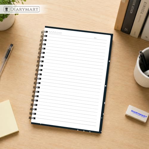 Image of Stop Wishing Start Doing Printed Cover A5 Size Wiro Hard Bound Notebook Diary For Girls and Women | 200 Ruled Pages | 80 GSM Paper | Undated Journal Diary