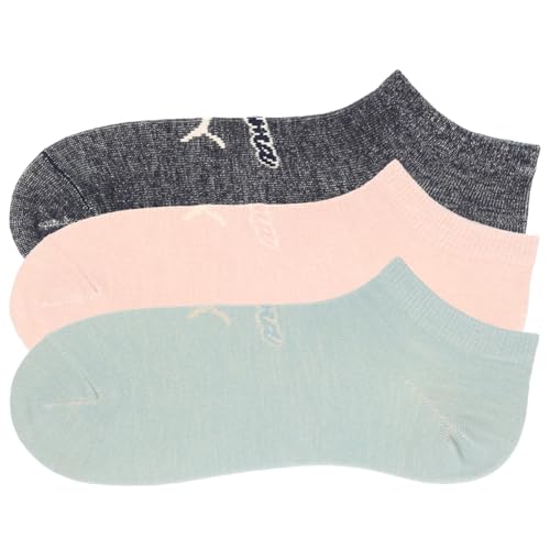 PUMA [プーマ] 3足セット クォーター丈 ソックス レディース 3563124 23～25㎝ 01：ミックスカラー