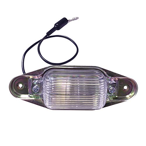 SoLMANi 1967-1991 GM Truck License Plate Lamp License Plate Light Assembly