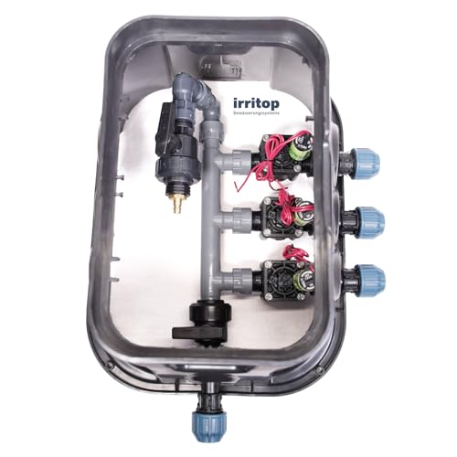 IRRITOP 3 scatole per valvole standard Hunter PGV 101, per tubi in PE Ø25 mm (montabile) (guarnizione O-ring)