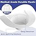 BeHerk Urine Hats for Toilets, Specimen Collection Pan, 27oz/800cc Universal Toilet Hats to Catch Urine, Pee Urinal Sample Cup Containers for Women and Elderly, Pack of 6