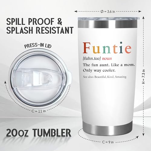 Aunt-Gifts-for-Women-Funtie-Definition-20-oz-Stainless-Steel-Insulated-Coffee-Tumbler-With-Lid-Mothers-Day-Birthday-Christmas-Funny-Gifts-for-Aunt-from-Niece-Nephew Aunt Gifts for Women Funtie Definition 20 oz Stainless Steel Insulated Coffee Tumbler With Lid Mothers Day Birthday Christmas Funny Gifts for Aunt from Niece Nephew