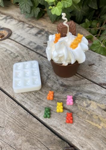 Ayıcık Jelibon Dokuzlu Mum Kalıbı Silikon