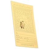 DECOMELODY Spirituelle Gebetskarte mit Bibelversen für Frauen und Männer Kreative Religiöse Karte Langlebiges Material für Zuhause Tempel und Andachtsorte Einzigartiges Geschenk für Gläubige