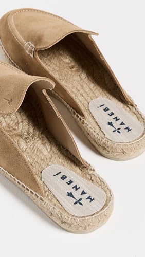 manebi Men's Suede Traveler Mule Espadrilles3