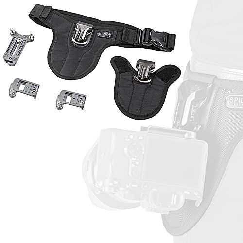 Spider Holster - SpiderPro Mirrorless Dual Camera System v2 - The Professional self Locking, Quick Draw Carry System for (2) mirrorless Cameras and Heavy Gear!