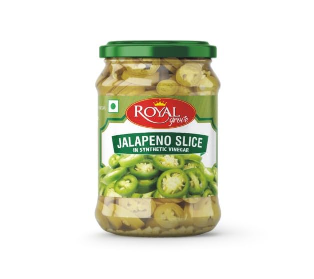 Royal Grove Jalapeno Slices | Ready to Eat| Best For Pizza, Nachos, Salads & Burger Toppings | 3 Kgs|