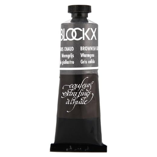 Blockx Oils Colour (Oleo): 35ml. Gris Amarronado