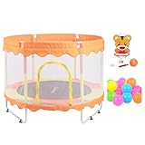 Photo Gallery k ikido - trampolino interno con rete, cuscino rimbalzante, protezione dei bordi, per bambini dai 2 anni – trampolino da giardino per bambini (arancione) Photo Gallery k ikido - trampolino interno con rete, cuscino rimbalzante, protezione dei bordi, per bambini dai 2 anni – trampolino da giardino per bambini (arancione)