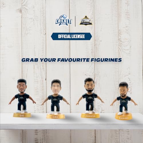 Image of Action Figure, IPL Edition 360 Rotatable Head, Cricket Player for Fans & Collectors (3 Inch Rahul Tewatia)