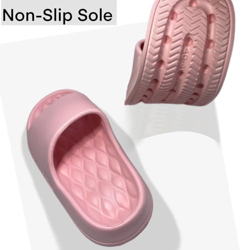 Pillow Slippers for Women and Men, EVA Cushioned Thick Sole Soft Slippers, Non-Slip Quick Drying Bathroom Shower Spa Pool Gym Cloud House Slides Sandals Summer Slippers for Indoor & Outdoor3