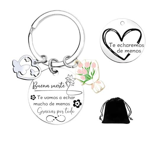 YUANSI regalo para colegas, regalo de despedida para un compañero de trabajo que cambia de trabajo llavero, el mejor regalo para colegas YUANSI regalo para colegas, regalo de despedida para un compañero de trabajo que cambia de trabajo llavero, el mejor regalo para colegas