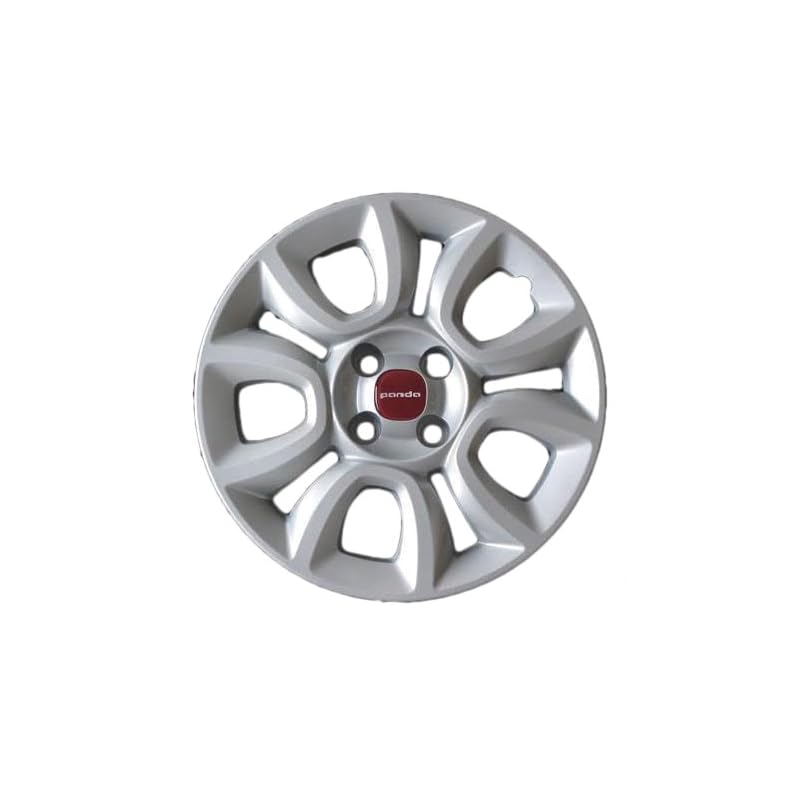 Kit di 4 copricerchi adattabili - per FIAT PANDA modello 2012 - diametro 15" - non originali