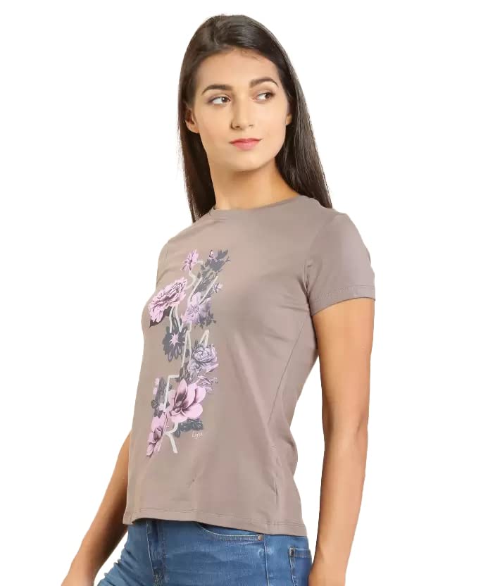 Image of Lyra Women's Cotton Regular Fit T-Shirt