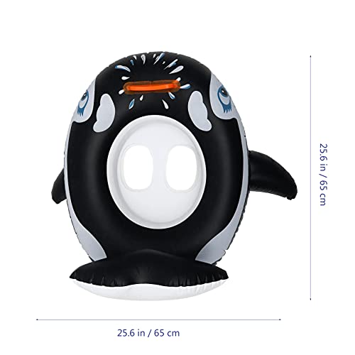 Sosoport 3 Peças Design de Baleia Bebê Anel de Natação Em Pvc Acessórios de Remo Infantil Brinquedos