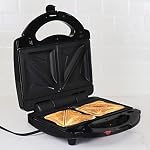 Total Chef 4-in-1 Interchangeable Cooking Surfaces, Countertop Grill Plus Open Griddle, Sandwich Press, Waffle Maker, Healthy Family Cooking, Home, Dorm or RV, BPA Free - Image 3