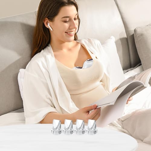 Image of 12Pcs Duckbill Valves for Lansinoh Discreet Duo, eufy S1 Pro /S1 /E10, Nuliie S32 Breast Pump Replacement Pump Parts Accessories
