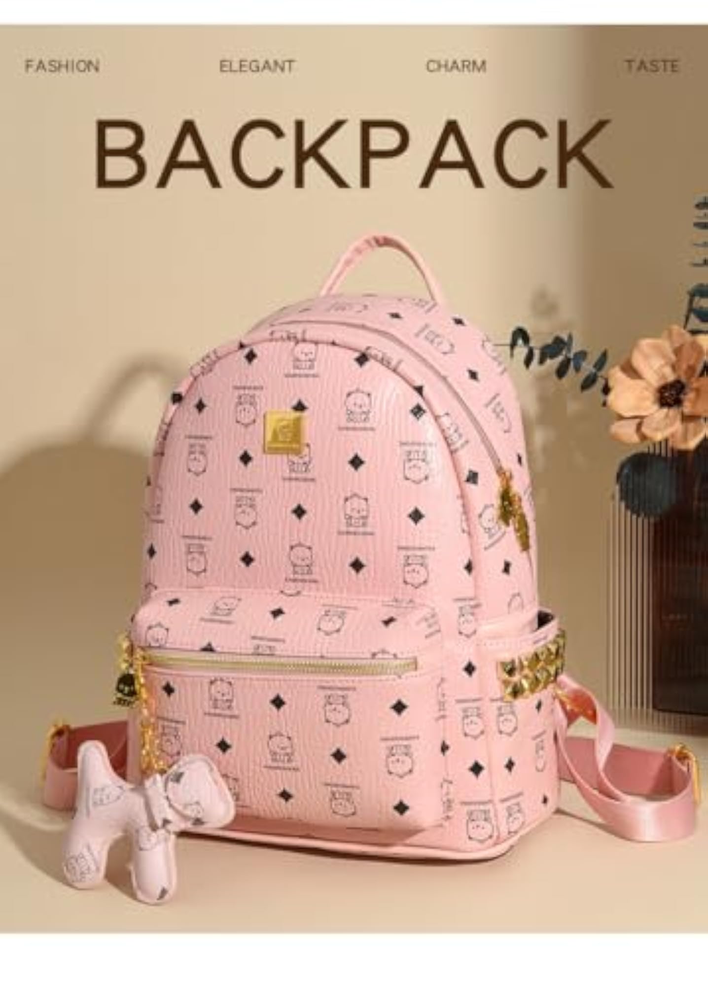 Cute Bear Design Backpack for Students
