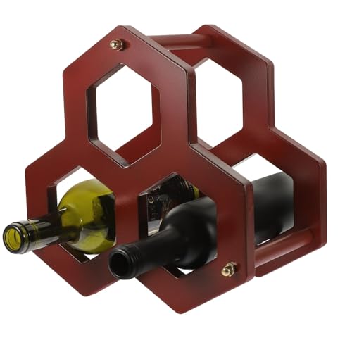 Soporte para botellas de vino de madera STOBAZA miniatura 1