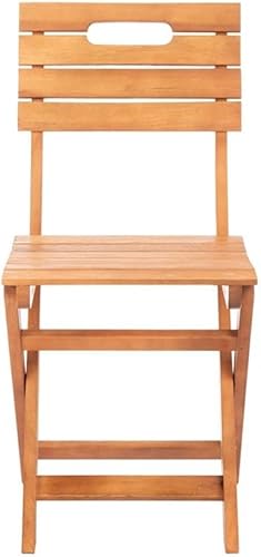 Miniatura 8 de SAFAVIEH Outdoor Collection Blison - Sillas plegables (2 unidades), color marrón natural