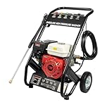 ROMYIX Petrol Pressure Washer,7.5HP Gas Power Washer with 5 Spray Nozzles & Spray Gun,Extension Wand, 2200 PSI, 2.3 GPM,8M Hose,Petrol Jet Wash for Patio and Car, Driveways