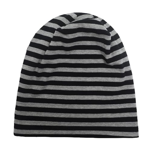 Image of ZLYC Cotton Thin Slouchy Beanie Hat for Men Women Fashion Soft Stretch Knit Skull Cap