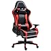 TJYXF Chaises de Jeu Chaises de Jeu vidéo Pc Chaise de Bureau Ergonomique, Chaise de Bureau d'ordinateur Terrain pivotant à Hauteur Variable avec Appui-tête et Support Lombaire,