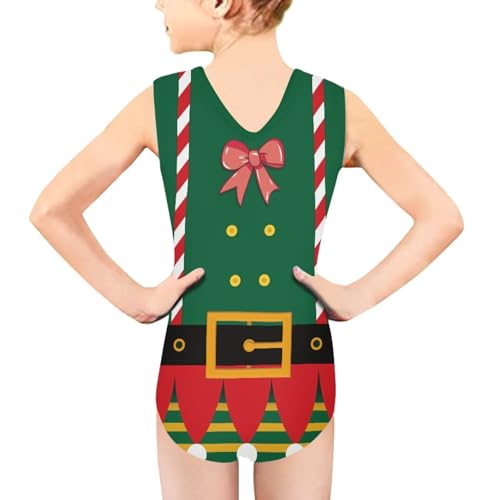 Image of INSTANTARTS Gymnastics Leotards Girl Dinosaur Dancewear Activewear Quick Dry