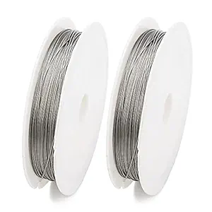 JL Gear Wire Gold, Silver for Jewellery Making Findings & Craft Works (Silver)