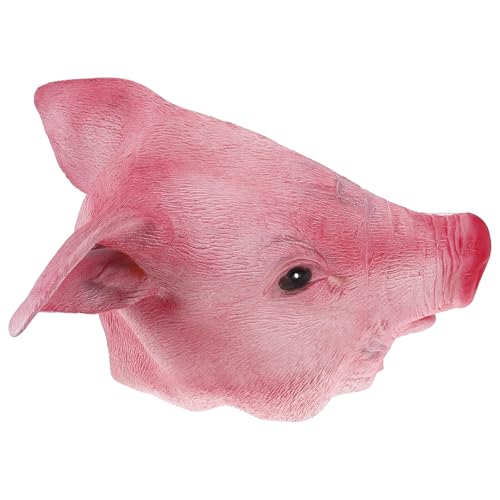 Masque de cochon rose pour adultes, accessoire de performance et danse