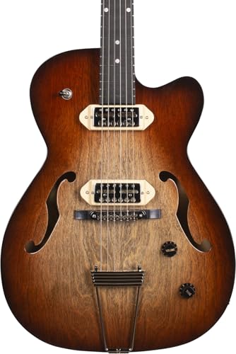 Godin 5th Ave TL Gold Foil High Gloss Vintage Burst with Bag