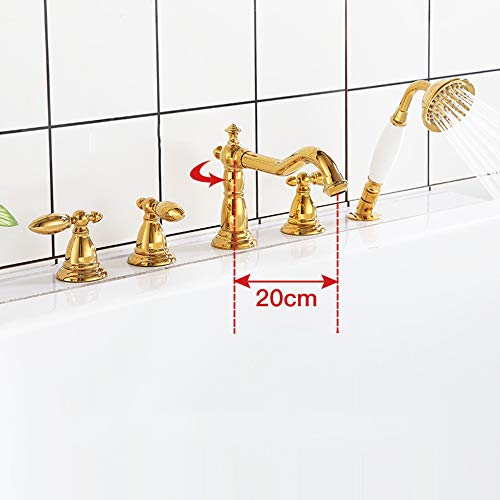 Robinet de baignoire eau chaude et froide à triple commande