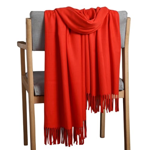 Écharpe en cachemire femme épaisseur chaude foulards long châle automne