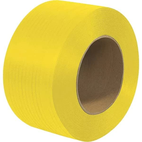 ATERET Yellow PET Strapping Roll - 1/2