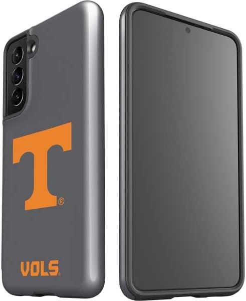 Skinit Pro Phone Case Compatible with Galaxy S21 5G - Officially Licensed University of Tennessee-Knoxville T Logo Vols on Gray Design