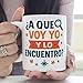 Imagen de MUGFFINS Taza mamá graciosa con frase ¿A que voy yo y lo encuentro? en Español 330 Ml