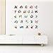 Alphabet Wall Decals, H2MTOOL Removable Animal ABC Educational Wall Stickers for Kids Nursery Room Decor (Alphabet)