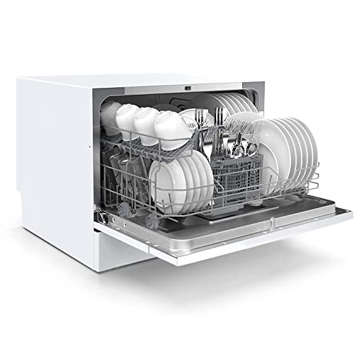 Honeywell Countertop Dishwasher With 6 Place Settings, 6 Washing Programs, Stainless Steel Tub, Ul/Energy Star- Stainless Steel #TOP3