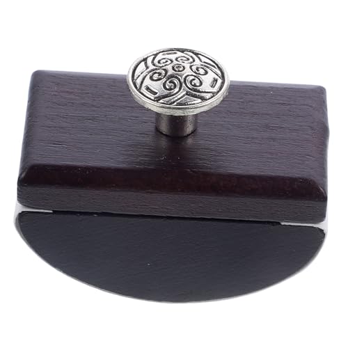 Beaupretty 木製ロッカーブロッター 吸墨器 速乾インク吸収ツール アルミ合頑丈 軽量携帯用 書道 スタンプ 万年筆対応オフィス文具