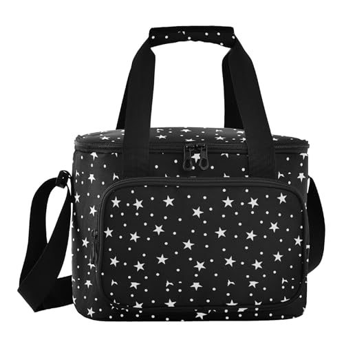 Sac à déjeuner isotherme étanche Coleman Noir à pois style moderne chic